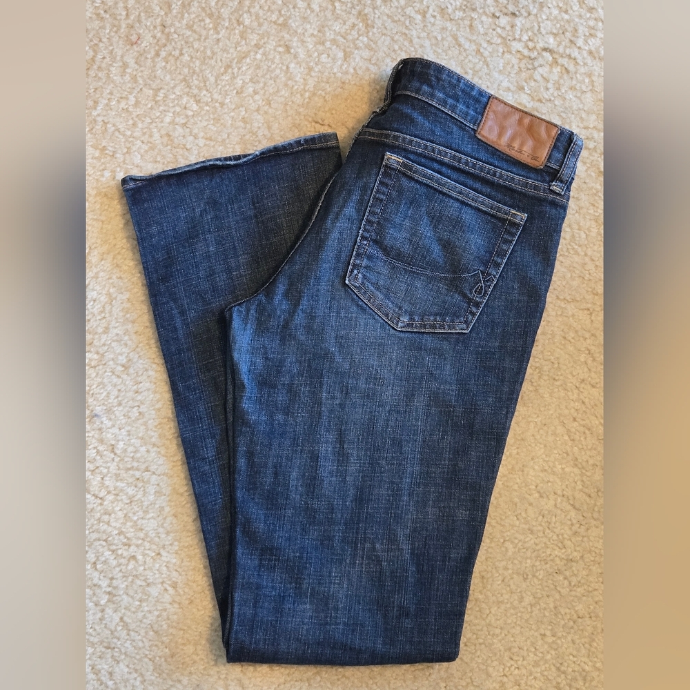 Martin + Osa Women's Boot Cut Jeans - Dark Blue